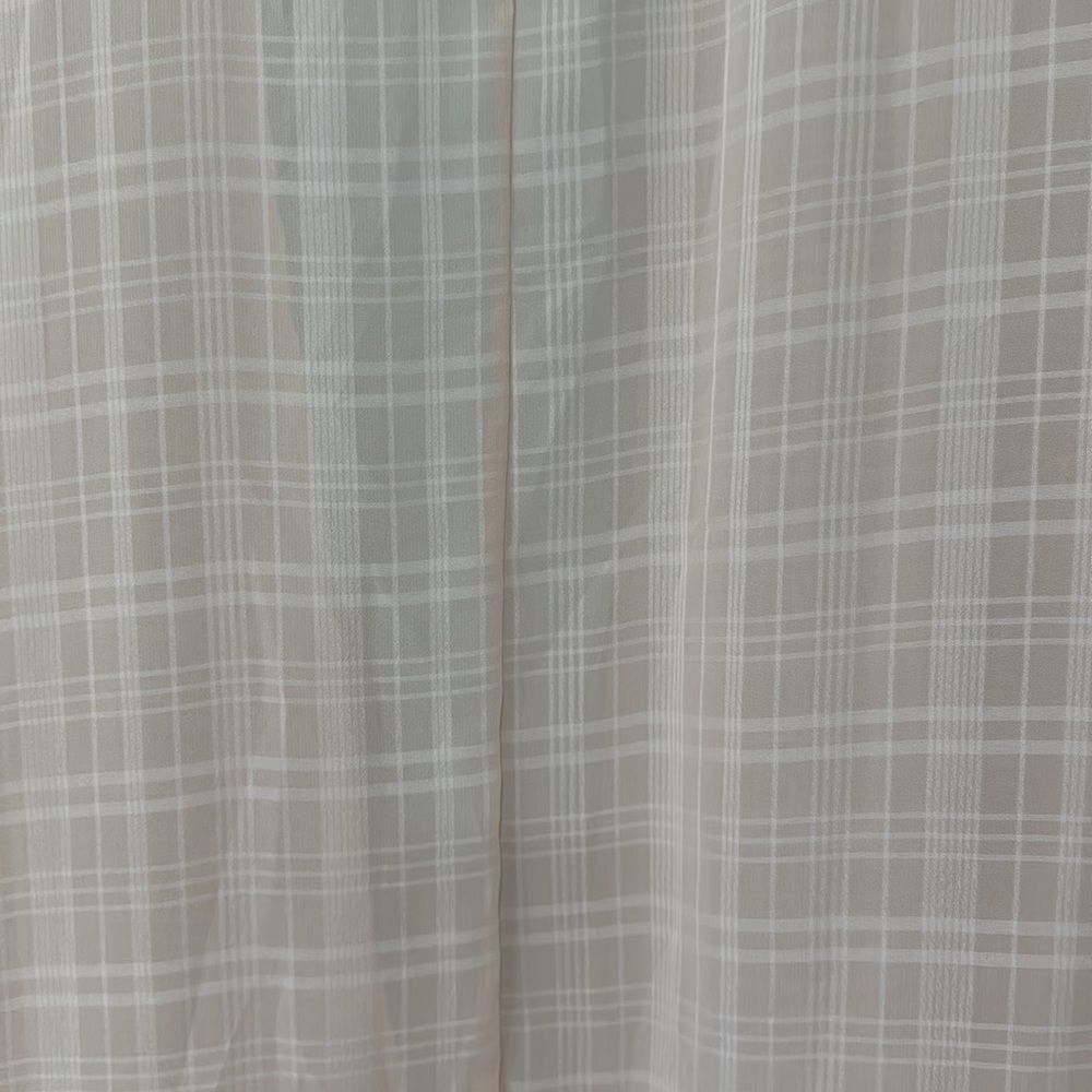 Torrid Light Pink Plaid Sheer Chiffon Kimono/Cover Up/Cardigan Plus Sz 1 - Picture 12 of 12